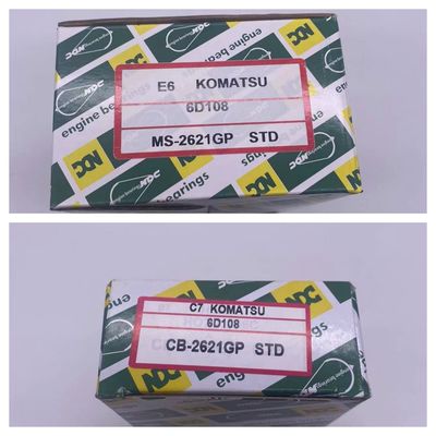 STD Main Bearing Connecting Rod Bearing MS-2621GP CB-2621GP Untuk Komatsu Excavator 6D108 Mesin