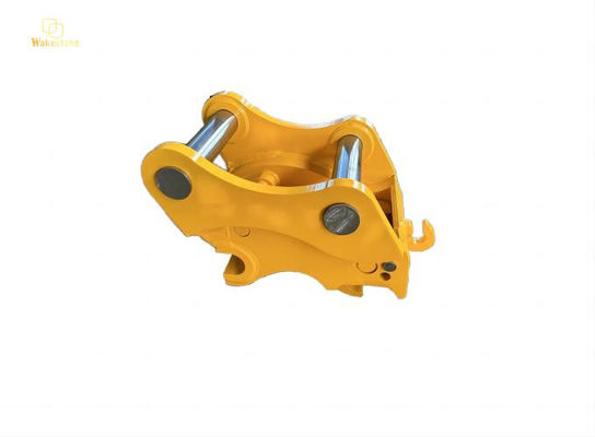 Heavy Duty Hydraulic Quick Hitch Quick Coupler Untuk Excavator 420kg Warna Kuning