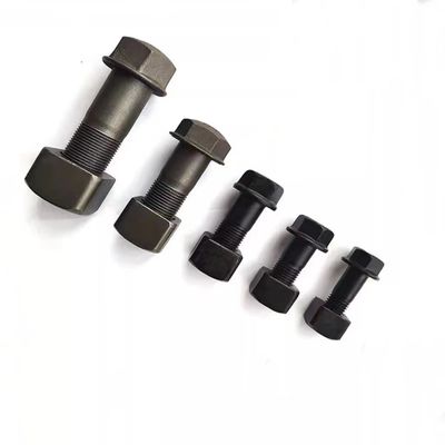 Kekuatan Tinggi Rantai Plate Screws Peralatan Track Plate Bolts Screws Kekuatan 12,9 Grade